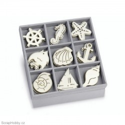 Dřevěné dekorace - Mořský svět