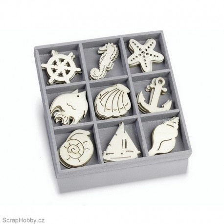 Dřevěné dekorace - Mořský svět