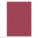 Embosované papíry - Ornamenty - červené