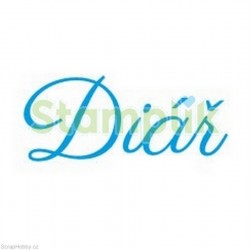 Transparentní razítko - Diář