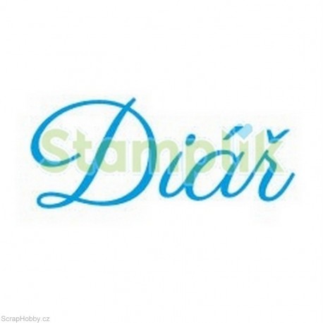 Transparentní razítko - Diář