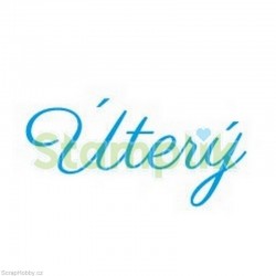 Transparentní razítko - Úterý