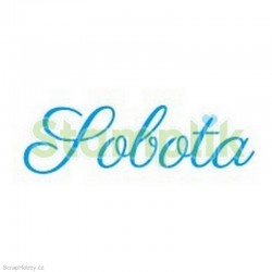 Transparentní razítko - Sobota