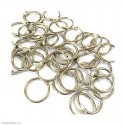 Kovové kroužky 21mm - stříbrné