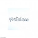 Gratulace - 8 x 2,3 cm