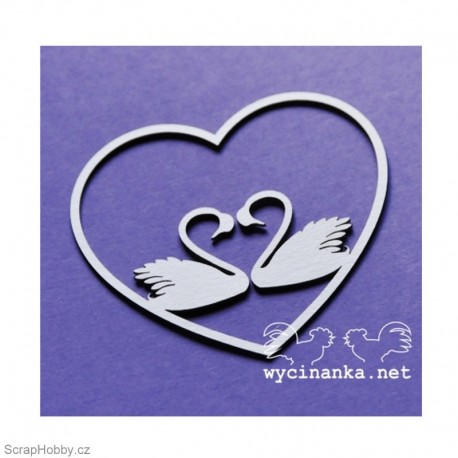 Labutě v srdíčku