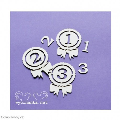 Stupně vítězů 3ks