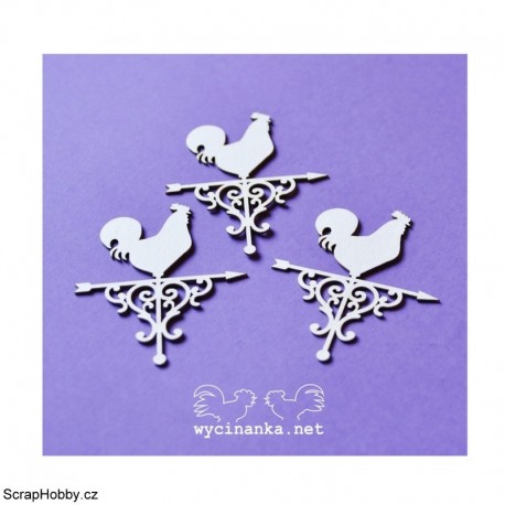 Kohoutí směrovka - 3ks