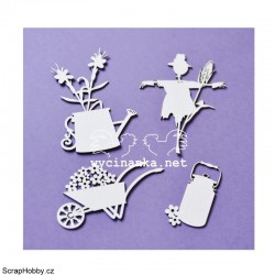 Zahradní motivy - 4ks﻿