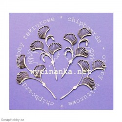 Vějířkové kytičky 4ks.