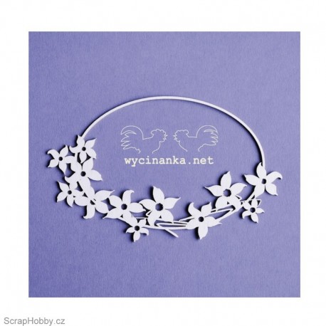 Rámeček s narcisy 1ks