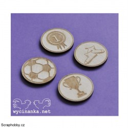 Fotbalové motivy 4ks