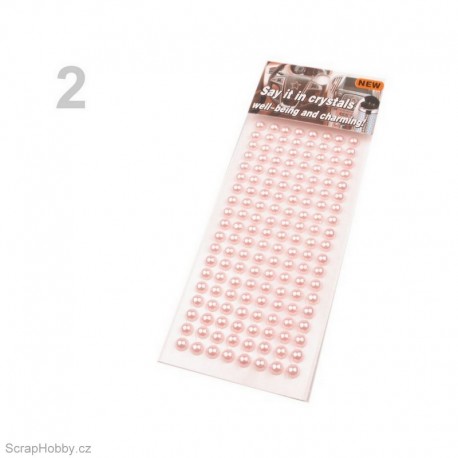 Samolepící perličky - 6mm - 152ks