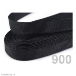 Taftová stuha - černá