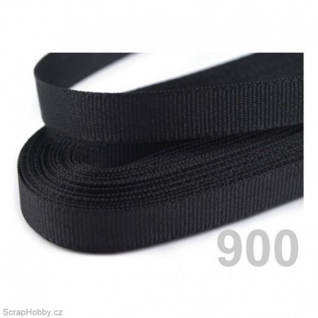 Taftová stuha - černá