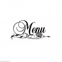 Razítko dřevěné - Menu