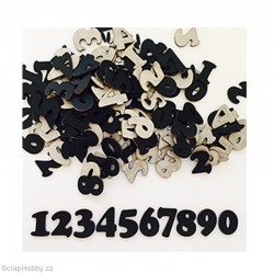 Číslice 4. - černá