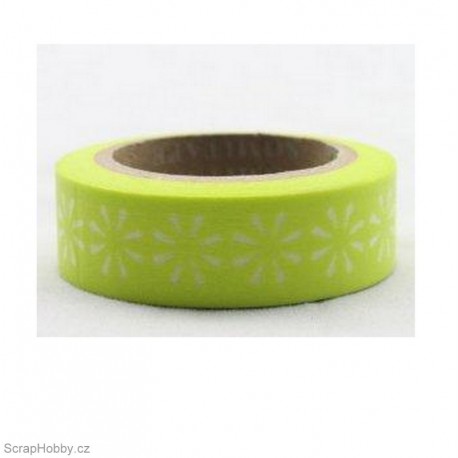 Květiny v zelené - 10m x 15mm