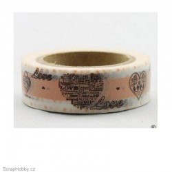 Love srdíčka - 10m x 15mm