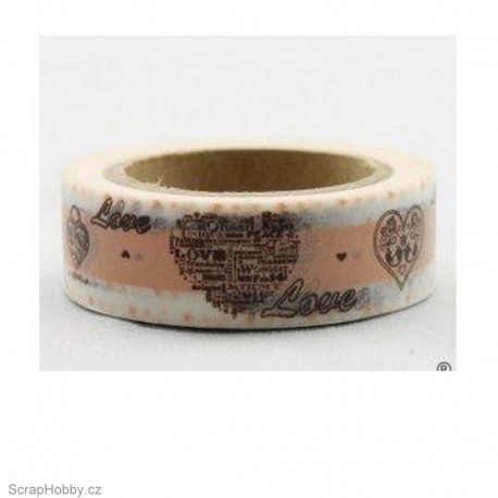 Love srdíčka - 10m x 15mm