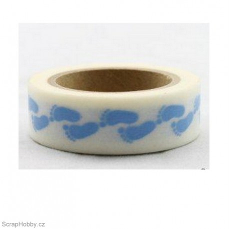 Modré nožičky - 10m x 1,5 cm