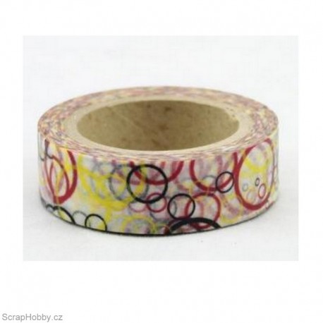 Barevné kruhy - 10m x 1,5cm