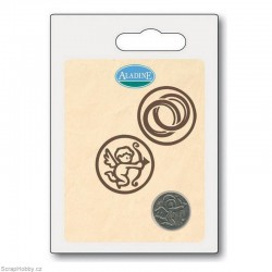 Oboustranné pečetidlo - Balení Blister - Prstýnky a amoreky