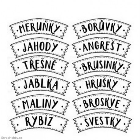 Meruňky, borůvky, jahody.....