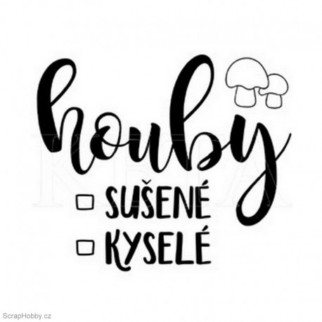 Houby - sušené - kyselé