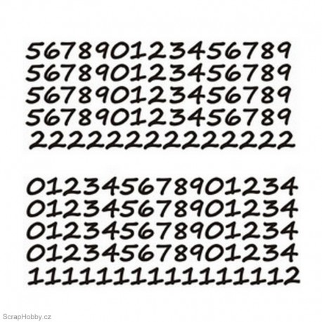 Číslice 5. - černá