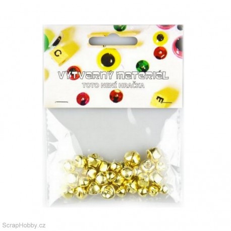 Rolničky - 30ks - zlaté