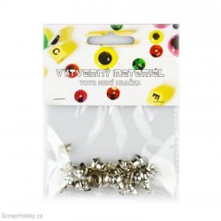 Zvonečky - 30ks - stříbrné