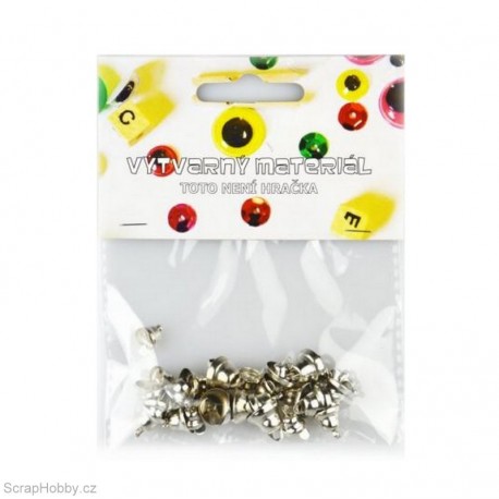 Zvonečky - 30ks - stříbrné