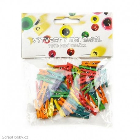 Kolíčky barevné 45ks