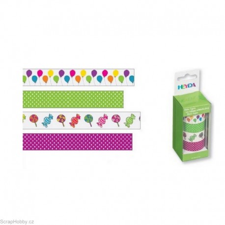 Washi páska - Sada - Balonky, narozeniny.....