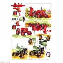 3D papíry - Traktory