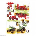 3D papíry - Traktory