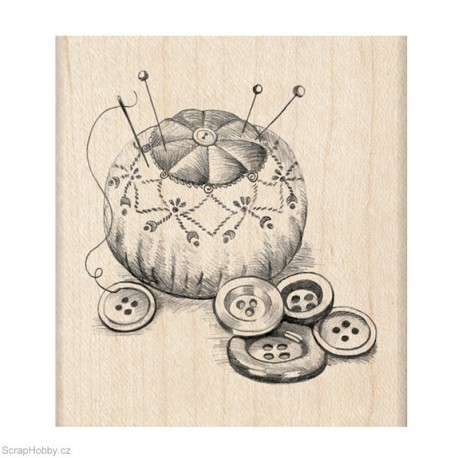 Razítko dřevěné - Jehelníček