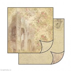 Oboustranný papír na scrapbooking - Chrám