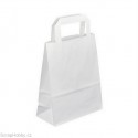 Papírová taška bílá 18x8x22cm