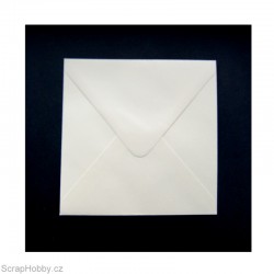 Obálky smetanové čtvercové