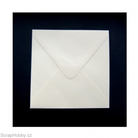 Obálky smetanové čtvercové
