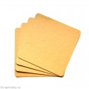Recyklované papíry - čtvercové - oblé rohy - 50 ks