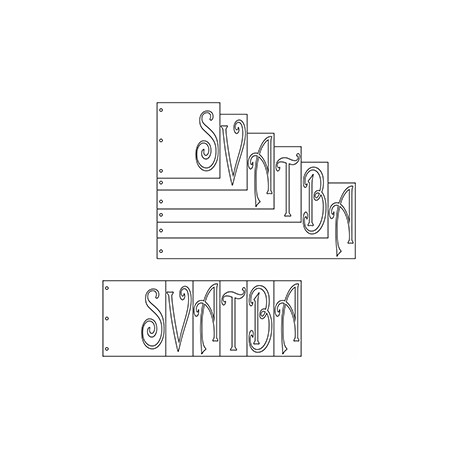 Album Svatba -36,6 x 14 cm - 6 listů