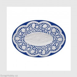 Dekorativní krajka - oválná - 10 ks