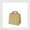 Papírová taška hnědá 26x17x25cm