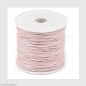 Voskovaná stužka 1mm - růžová - světlá