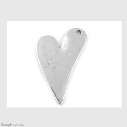 Srdíčko šikmé - platina