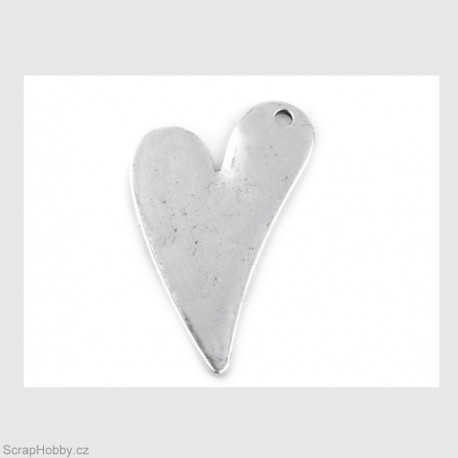 Srdíčko šikmé - platina