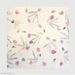 Thajský papír - červený